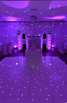 led dance floor for hire