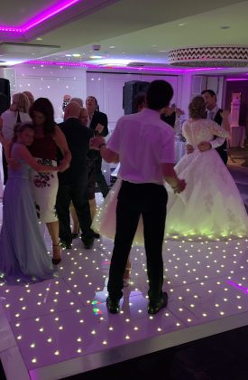led dance floor hire Glasgow Edinburgh Dundee